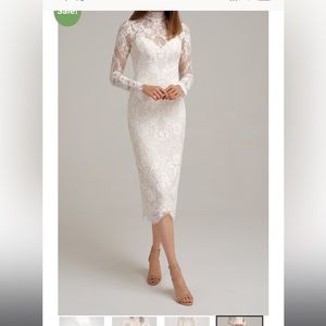 Viero Bridal Lace Midi Dress